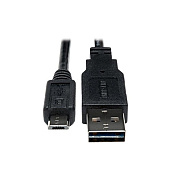 Tripp Lite 6in Reversible Usb Cable A/5pin Micro-b (UR05006N)