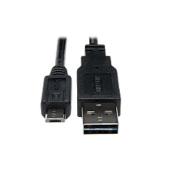 Tripp Lite 6in Reversible Usb Cable A/5pin Micro-b (UR05006N)