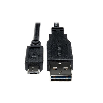 Tripp Lite 6in Reversible Usb Cable A/5pin Micro-b (UR05006N)