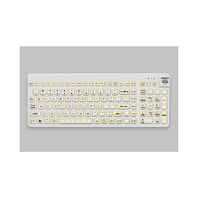 Man & Machine Really Cool Lp Backlight Keyboard - Whit (RCLP/BKL/W5)