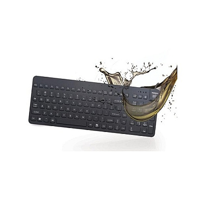 Man & Machine Reallycool Oil Resitant Keyboard-black (ROC/B5)