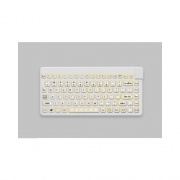 Man & Machine Slim Cool Lp Backlight Keyboard - White (SCLP/BKL/W5)