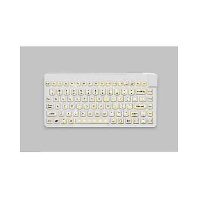 Man & Machine Slim Cool Lp Magfix/backlight Kybrd-wht (SCLP/MAG/BKL/W5)