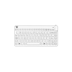 Man & Machine Slim Cool Lp Magfix Keyboard - White (SCLP/MAG/W5)