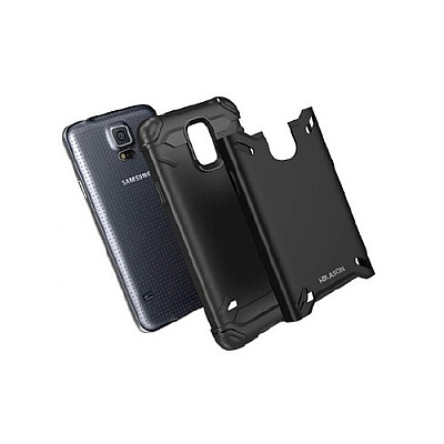 I Blason Galaxy S5 Armadillo 2 Layer Case - Black (S5ARMABLACK)