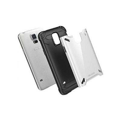 I Blason Galaxy S5 Armadillo 2 Layer Case - White (S5ARMAWHITE)