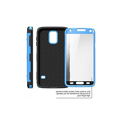 I Blason Galaxy S5 Armorbox W/ Screen - Blue (S5ARMORBLUE)
