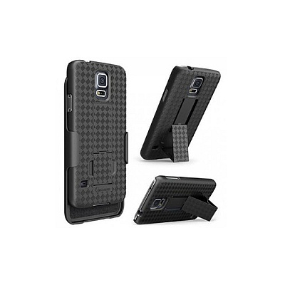 I Blason Galaxy S5 Transformer Holster - Black (S5TRANSBLACK)