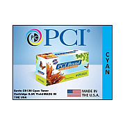 PCI Brand Compatible Savin C9120c Cyan Toner Cartridge 9500 Page Yield For Savin C9020/c9020l/c9025/c9120/c9125 Made In Usa (C9120CPCI)