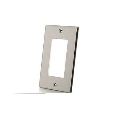 C2G Single Gang Decora Aluminum (41332)