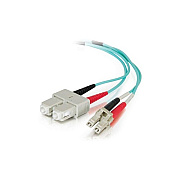 Leviton 4m Lc-sc 50/125 Mm Om4 Fiber Cable 3ft (01144)
