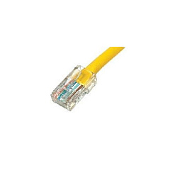 Weltron 10ft Yellow,cat5e. Patch Cable, No Boots (90C5E10YL)