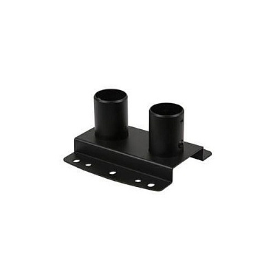 Peerless Dual Ceiling Plate, Flat, Black (MODCPF2)