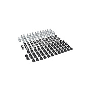Tripp Lite Rack Square Hardware 50 Pcs 12-24 Screws (SRCAGENUTS1224)
