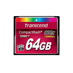 Transcend 64gb Compact Flash Card (TS64GCF800)