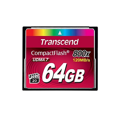 Transcend 64gb Compact Flash Card (TS64GCF800)