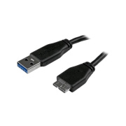 StarTech 1m 3ft Slim Usb 3.0 Micro B Cable (USB3AUB1MS)