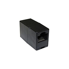 Weltron Cat5e Inline Coupler 8p8c Black (447428C5BK)