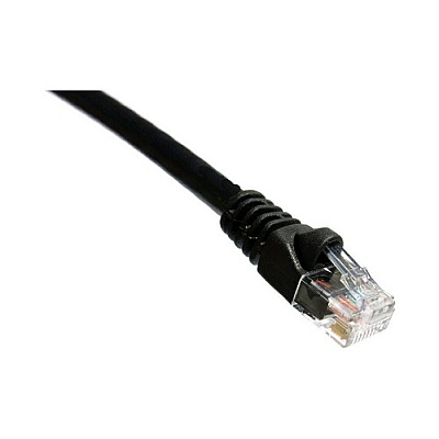 Axiom 14ft Cat5e Cable W/boot (black) (C5EMBK14AX)