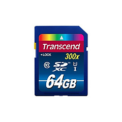 Transcend 64gb Sdxc Class10 Uhs-i,300x (TS64GSDU1)