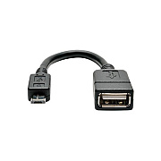 Tripp Lite 6in Usb To Usb Cable Otg 5pin Micro-b/a (U05206N)