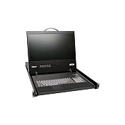 Tripp Lite 8-port Cat5 Rack Console Ip Kvm 19in Lcd. (B07000819IP)