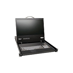 Tripp Lite 8-port Cat5 Rack Console Ip Kvm 19in Lcd. (B07000819IP)