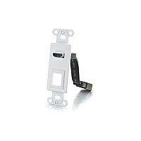 C2G Hdmi Decorative Wall Plate One Keystone (39711)