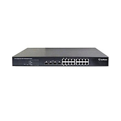 Geovision Gv-poe161116 Gigabit Port Managed Switch (84POE1611001U)