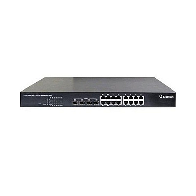 Geovision Gv-poe161116 Gigabit Port Managed Switch (84POE1611001U)