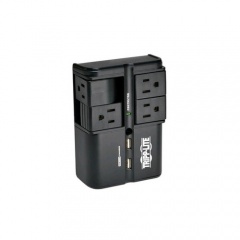Tripp Lite 4-outlet Surge Rotatable W/ Usb Charging (SK40RUSBB)