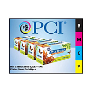 PCI Brand Compatible Dell C2660 Bcmy Bundle 4-pack Of Black Cyan Magenta And Yellow Toner Cartridges For Dell C2660 C2660dn C2665 C2665dnf (C26604PKPCI)
