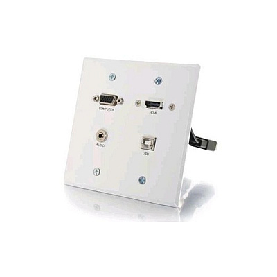 C2G Dg Vga And 3.5mm Rr, Hdmi And Usb White (60146)