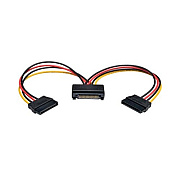 Tripp Lite 15-pin Ata Sata Power Y Splitter 6in (P94706N2P15)
