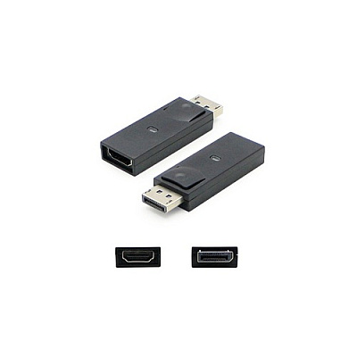 Add-On Addon Dp To Hdmi 1.3 M/f Black Adapter (DISPORT2HDMIADPT)