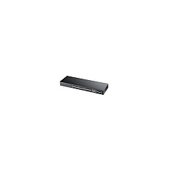 Zyxel Gs2210-24 - 24-port Gigabit + 4 Dual Personality (gbe Rj-45/sfp) (28 Total Ports) (GS221024)