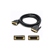Add-On Addon 5pk 6.0ft Dvi M/m Black Cable (DVIDDL6F5PK)