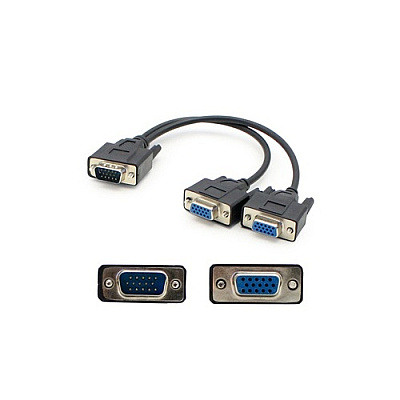 Add-On Addon 5pk 8in Vga M/f Splitter Cable (VGASPLMFF5PK)