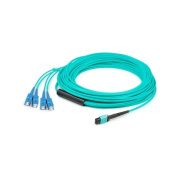 Add-On Addon 10m Om3 Aqua Duplex Fanout Cable (ADD-MPO-4SC10M5OM3)