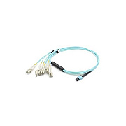 Add-On Addon 1m Om3 Aqua Duplex Fanout Cable (ADDMPO6LC1M5OM3)