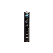 Black Box Gigabit Ethernet(1000-mbps) Extreme Temperature Switch-(4) 10/100/1000-mbps Copper Rj45,(2) 100/1000-mbps Sfp, Gsa, Taa (LGH1006A)