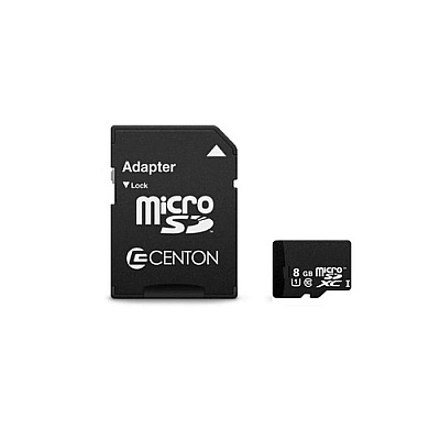 Centon Electronics Centon Micro Sdhc Card,uhs1,8gb (S1MSDHU18G)
