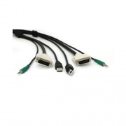 Black Box Dvi Kvm Cable - Usb A-b, 3.5mm Audio, 6-ft. (1.8-m) (SKVMCBL-DVI-06)