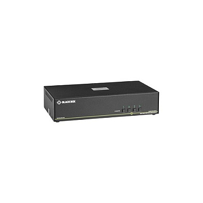 Black Box Secure Kvm Switch, Niap 3.0 Certified-4-port, Dual-monitor, Displayport 4k30, Usb, Audio, Cac,gsa,taa If Outside Tape Not Broken (SS4PDHDPUCAC)