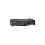 Black Box Secure Kvm Matrix Switch, Niap 3.0 Certified - 4 Users X 4 Sources, Dvi-i, Usb, Audio, Cac, Gsa, Taa If Outside Tape Not Broken (SS4PDVI4X4UCAC)