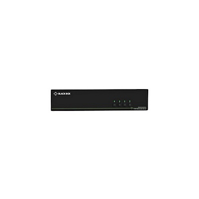Black Box Secure Kvm Switch,niap 3.0 Certified 4-port,quad-monitor,displayport 1.2 4k30,hid,audio,cac,gsa,taa (SS4PQHDPUCAC)