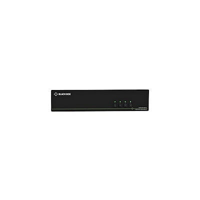 Black Box Secure Kvm Switch, Niap 3.0 Certified-4-port, Quad-monitor, Dvi-i, Ps2, Usb, Audio, Cac, Gsa, Taa If Outside Tape Not Broken (SS4PQHDVIUCAC)
