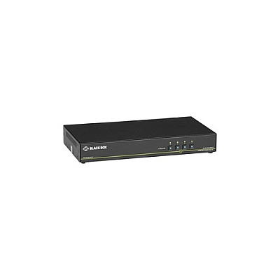 Black Box Secure Kvm Switch,niap 3.0 Certified 4-port,single-monitor,displayport 4k30,usb,audio,cac,gsa,taa If Outside Tape Not Broken (SS4PSHDPUCAC)
