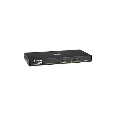 Black Box Secure Kvm Switch, Niap 3.0 Certified - 8-port, Single-monitor, Dvi-i, Ps2, Usb, Audio , Gsa, Taa If Outside Tape Is Not Broken (SS8PSHDVIU)
