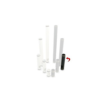Pride 10 In. Black Pre-cut Npt With Cable Hole (PWH10B)